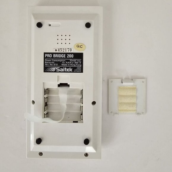 Saitek Pro Bridge 200 Advanced Bridge Computer Game 1989 Vintage Tested & Works - Picture 8 of 11